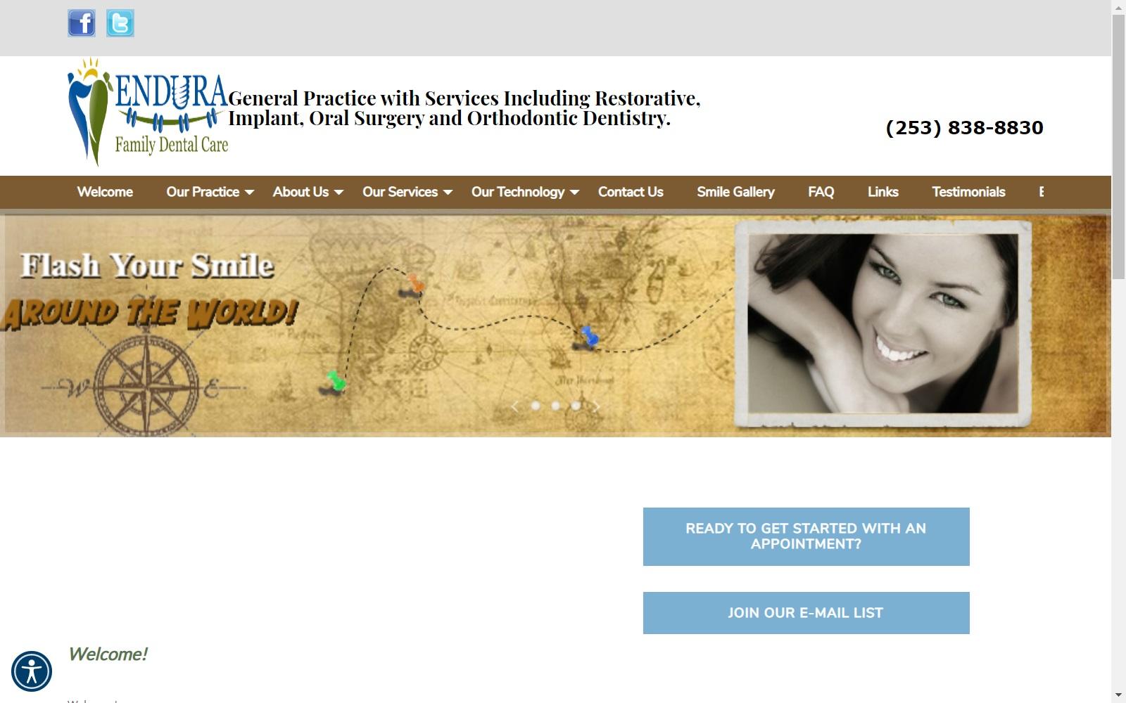Endura Family Dental Care screenshot