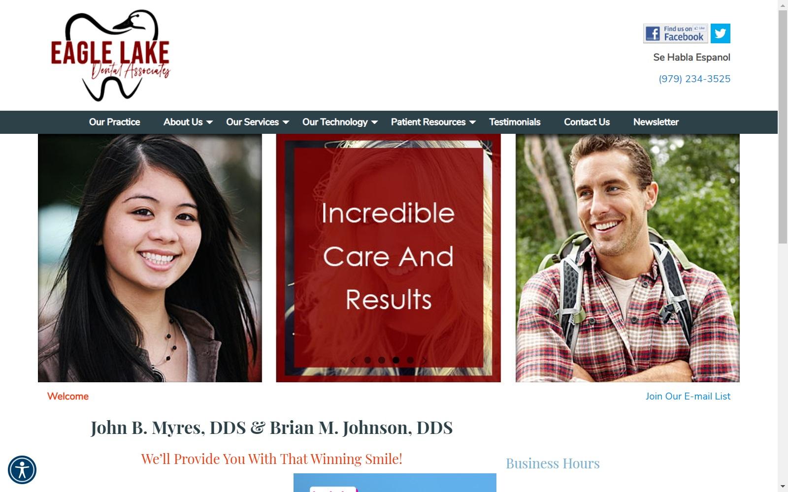 Eagle Lake Dental Associates screenshot