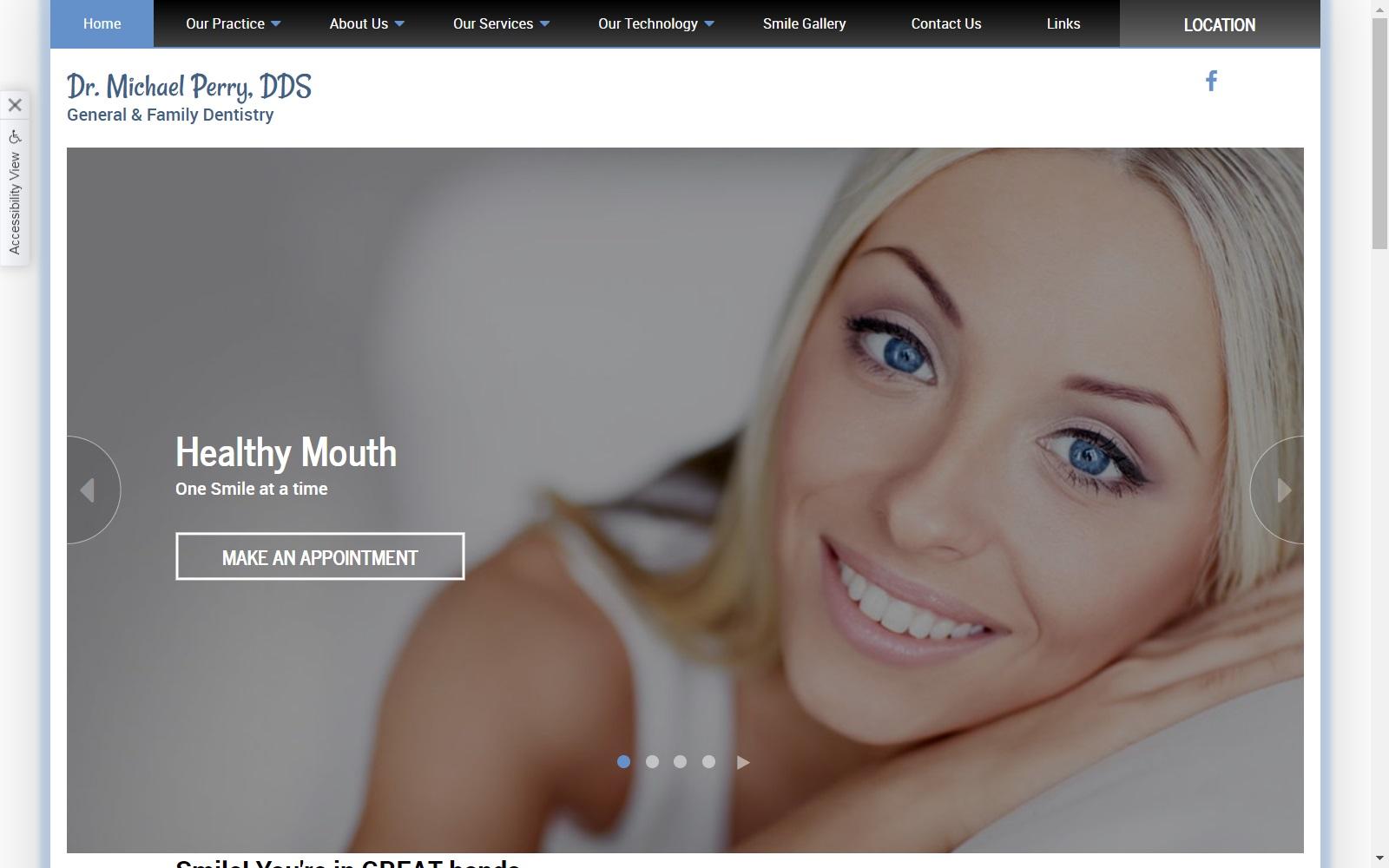 Michael Perry DDS screenshot
