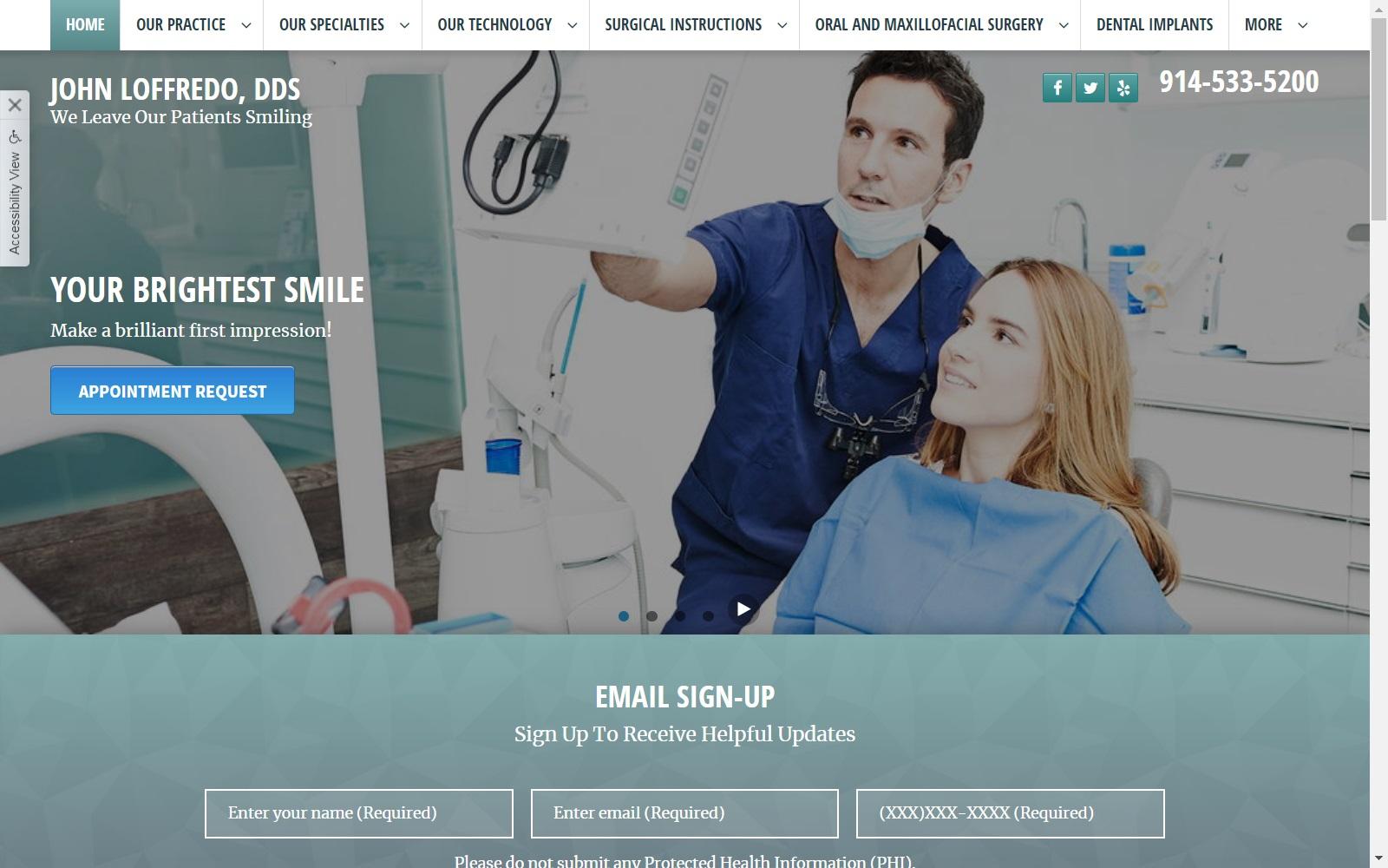 John P Loffredo DDS screenshot