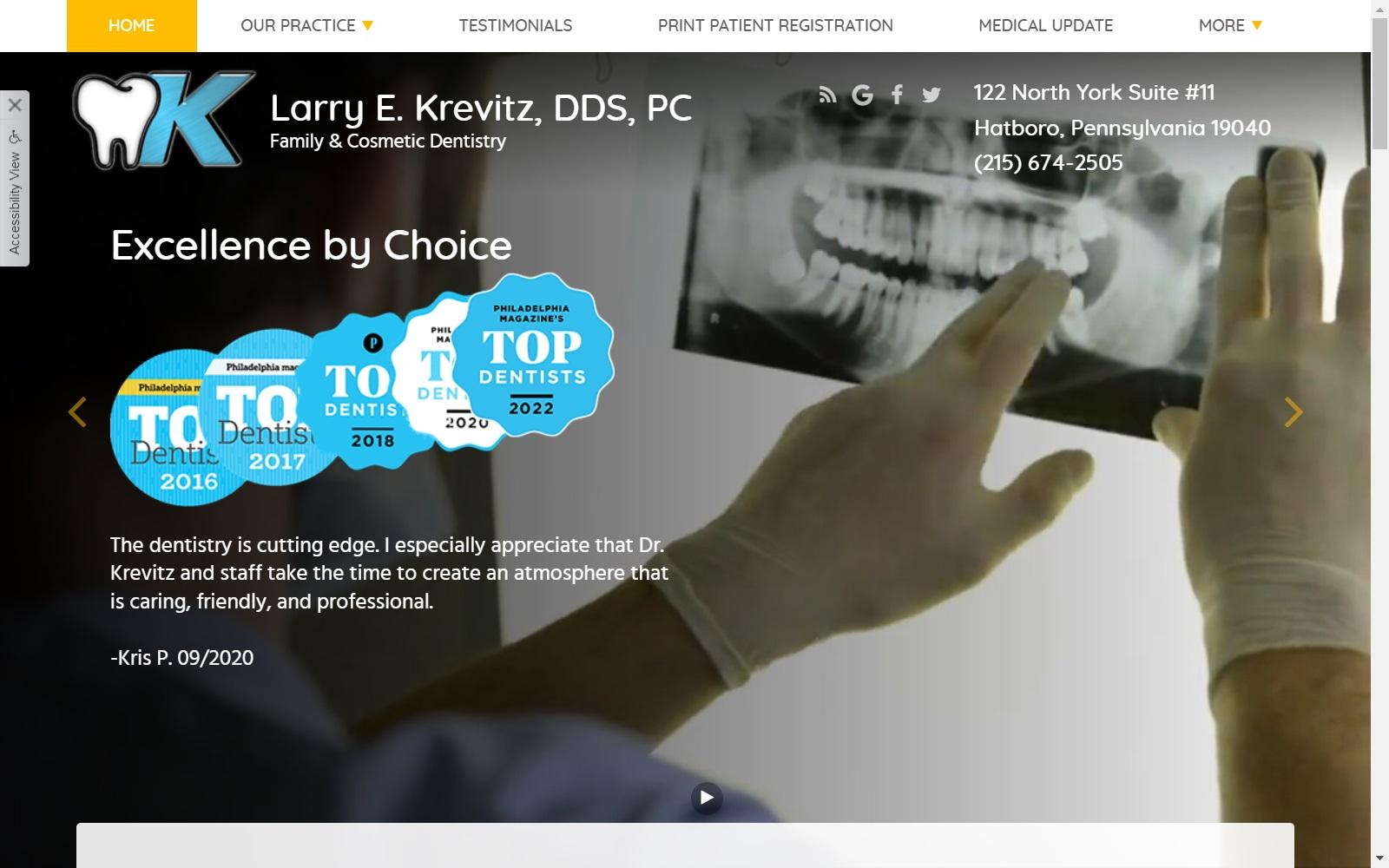 Larry E Krevitz, DDS,PC