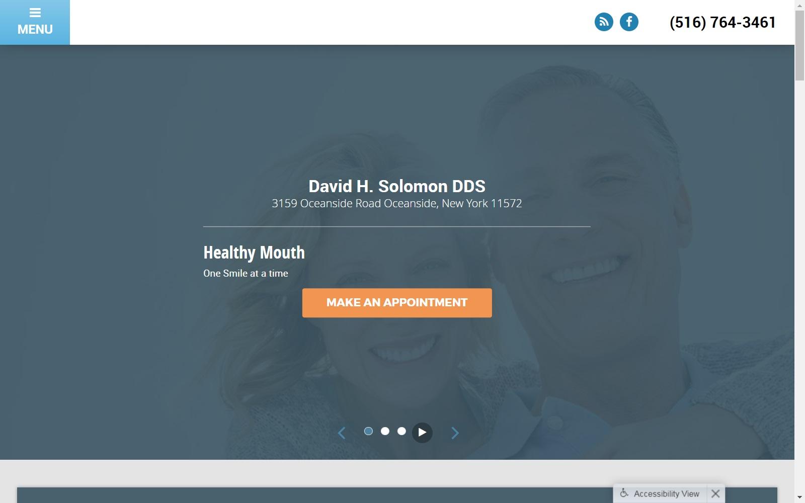 Solomon David H DDS screenshot