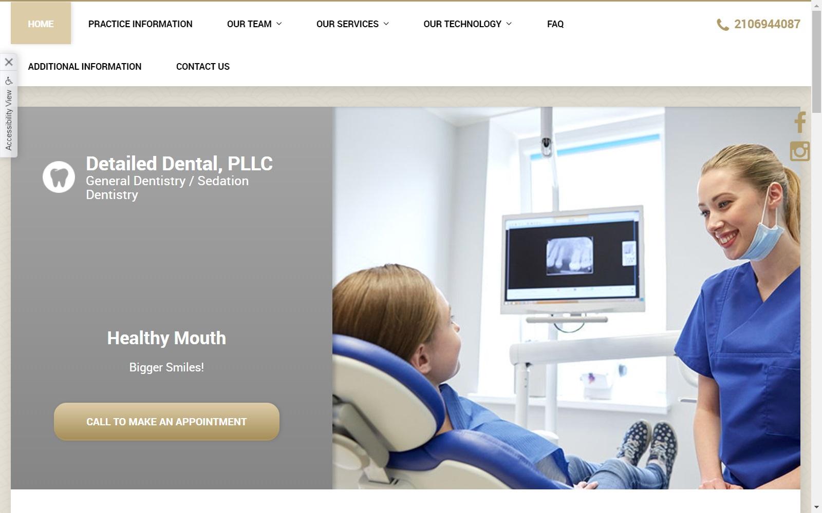 Detailed Dental PLLC screenshot