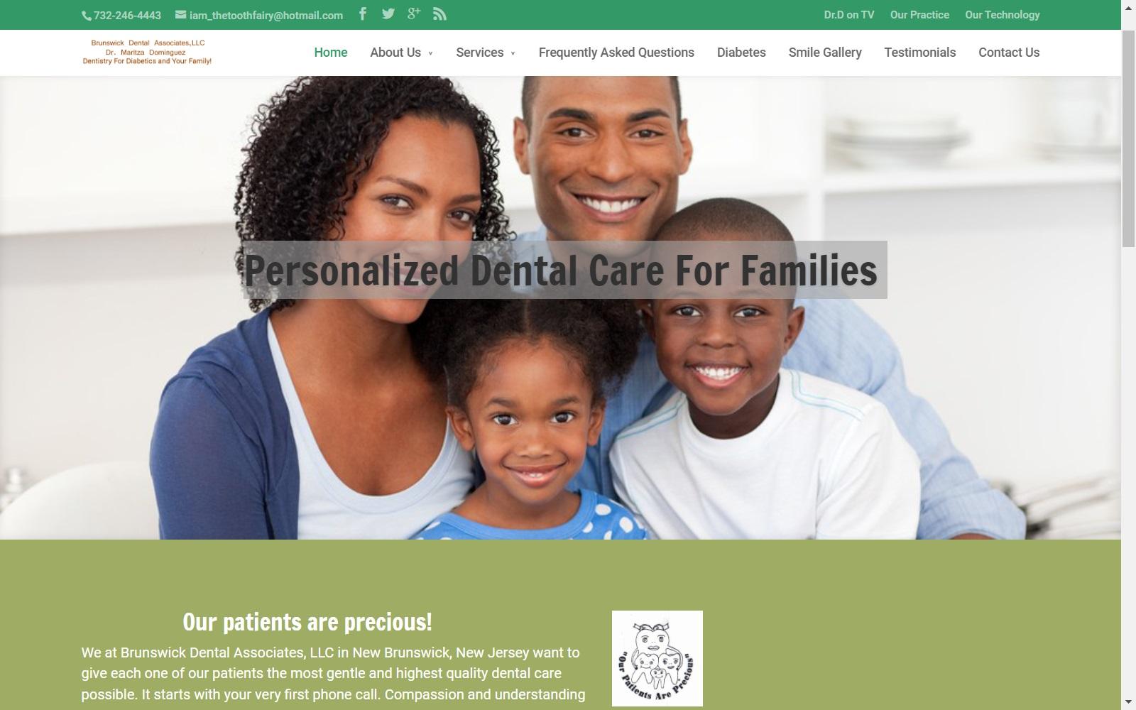 Brunswick Dental Associates, LLC screenshot