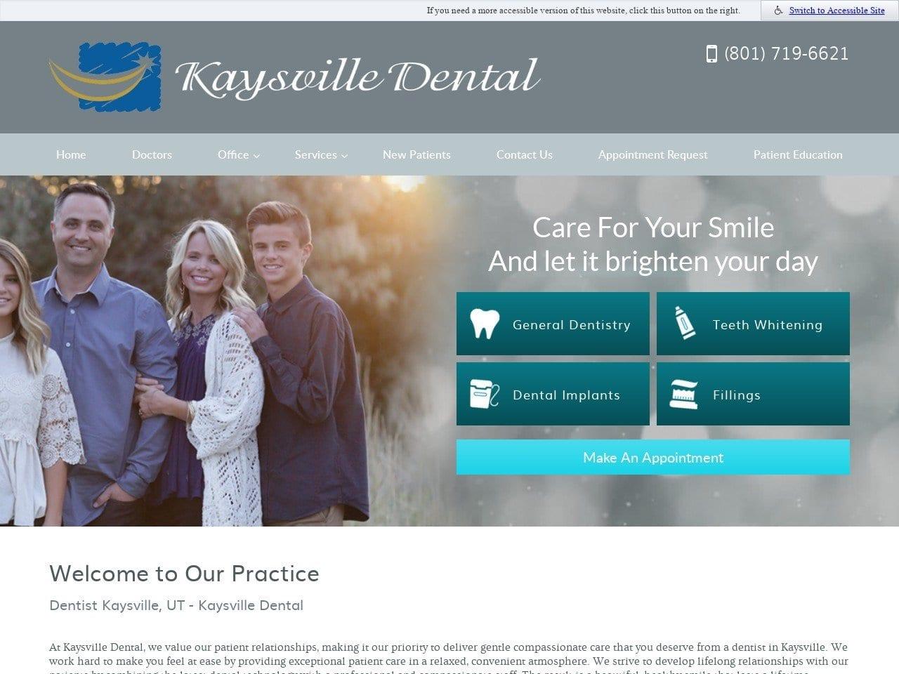 Kaysville Dental screenshot
