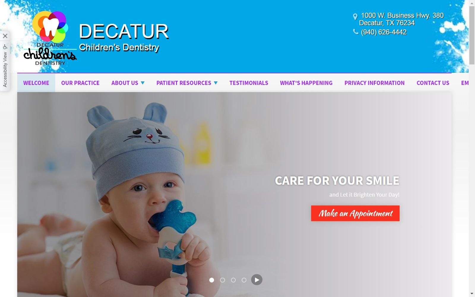 Decatur Childrens Dentistry screenshot