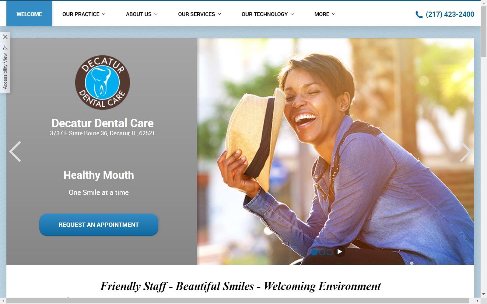 Decatur Dental Care screenshot