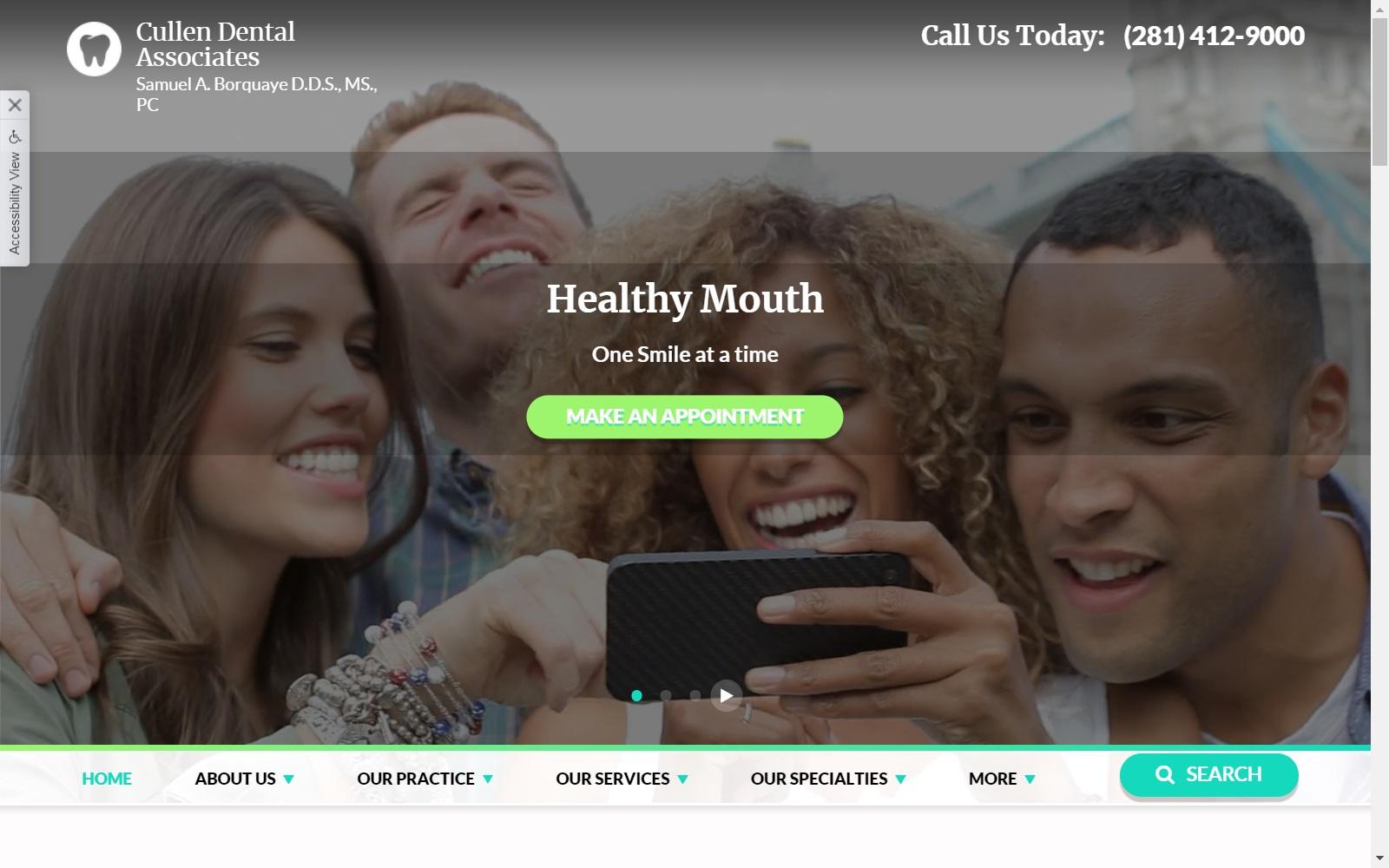 Cullen Dental Associates screenshot