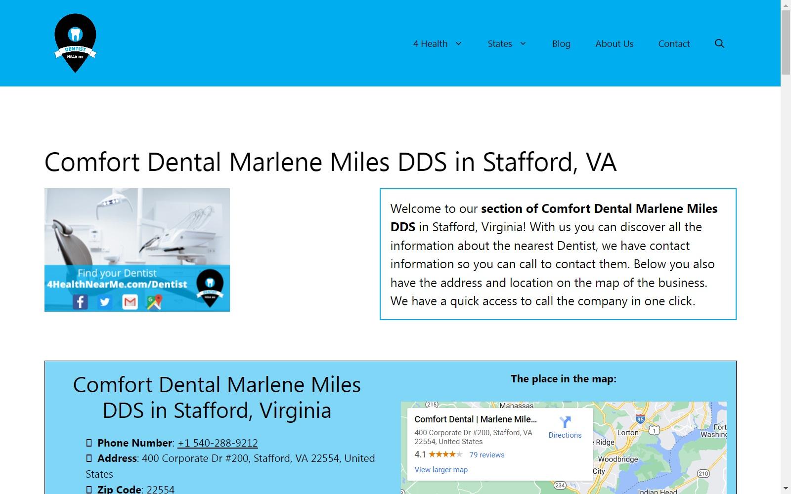 Comfort Dental | Marlene Miles DDS