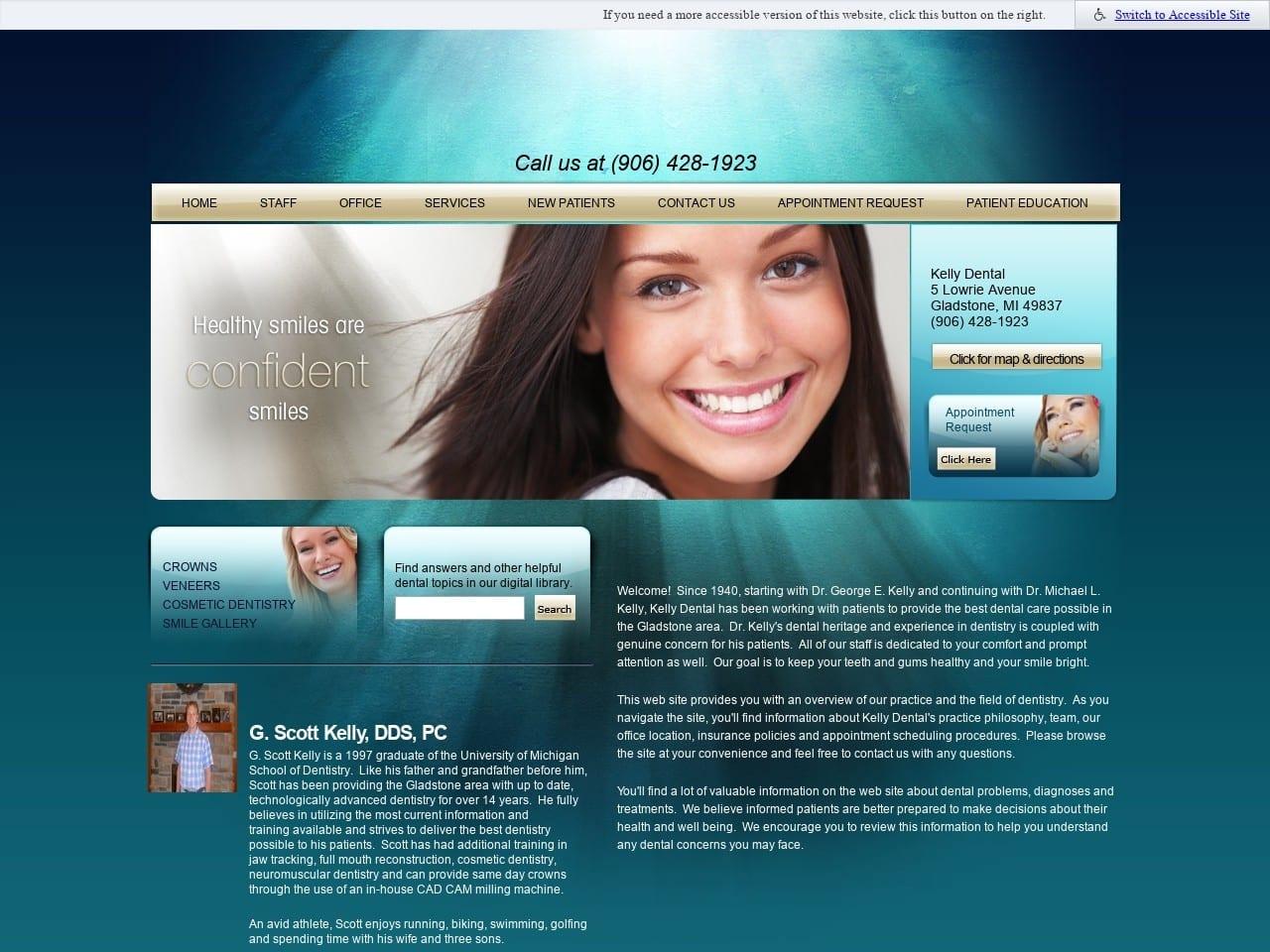 G. Scott Kelly DDS PC screenshot