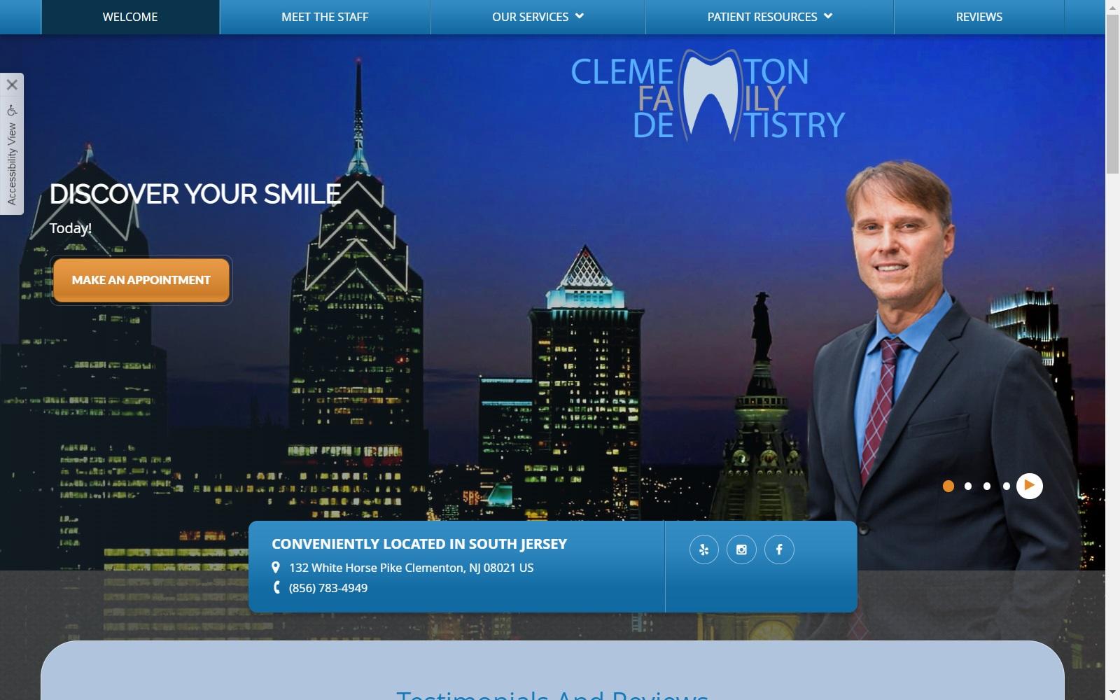 Clementon Family Dentistry | Dr. Kenneth Soffer screenshot
