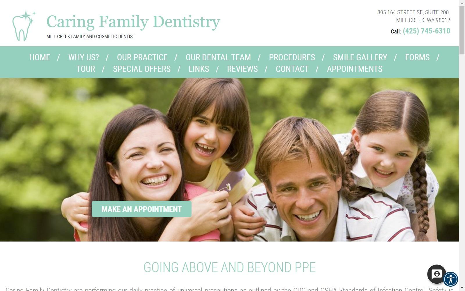 Caring Family Dentistry screenshot