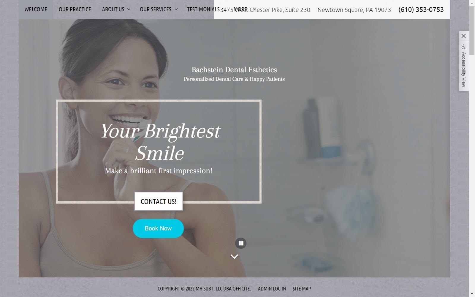Bachstein Dental Esthetics LLC screenshot
