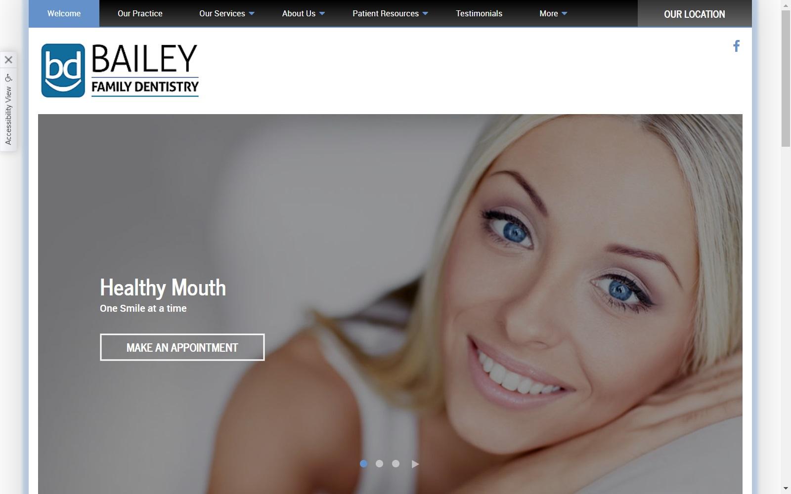 Thomas Bailey Family Dentistry screenshot