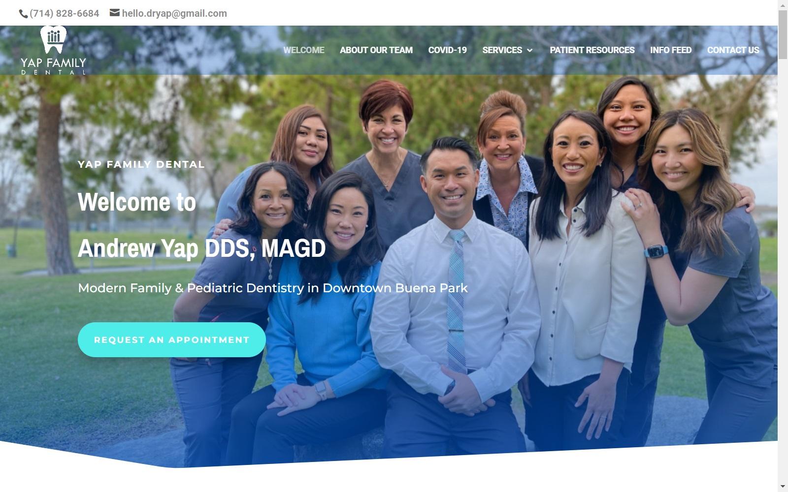 Andrew W. Yap DDS screenshot