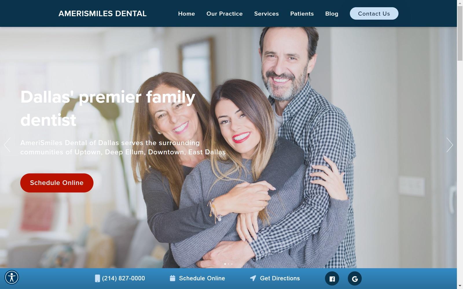 AmeriSmiles Dental screenshot