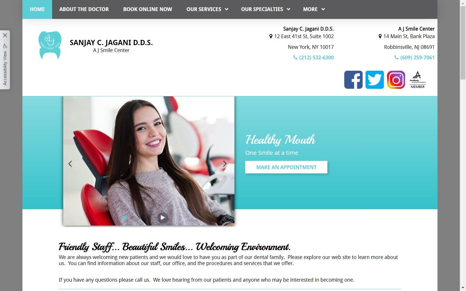 A J Smile Center screenshot