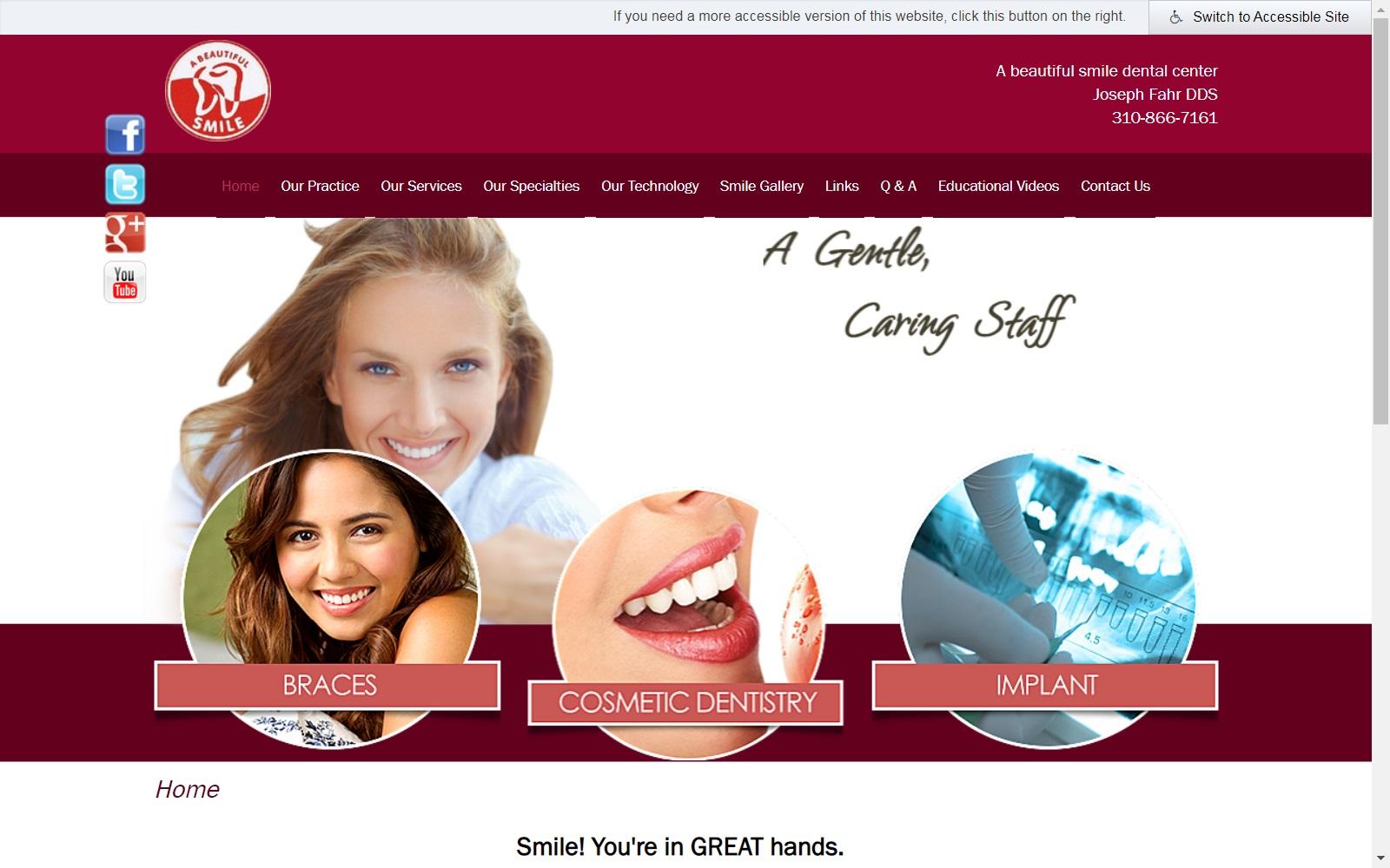 A Beautiful Smile Dental Center screenshot