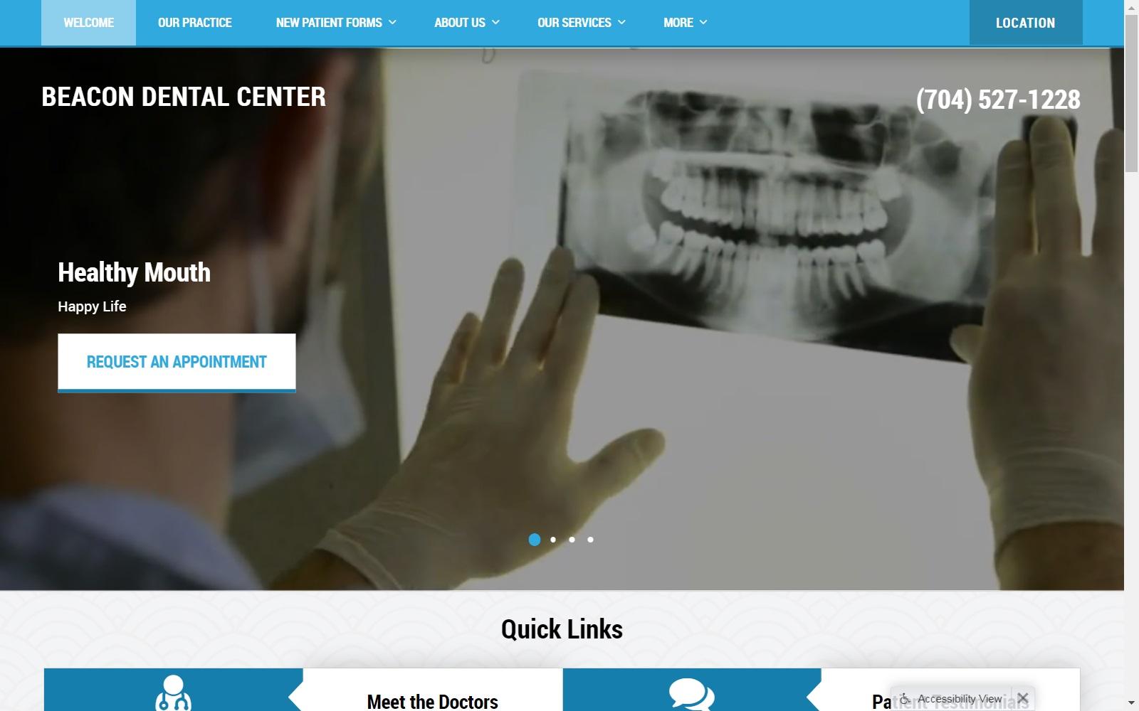 Beacon Dental Center screenshot