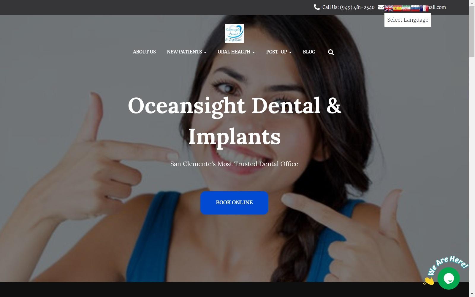 Oceansight Dental & Implants | Ali John Jazayeri, DDS screenshot