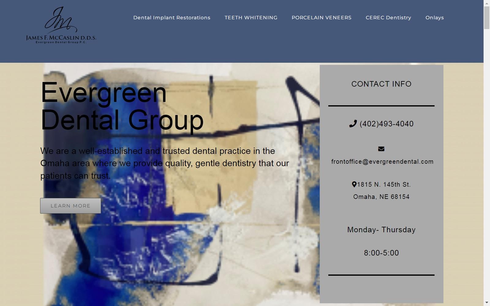 James F. McCaslin DDS screenshot