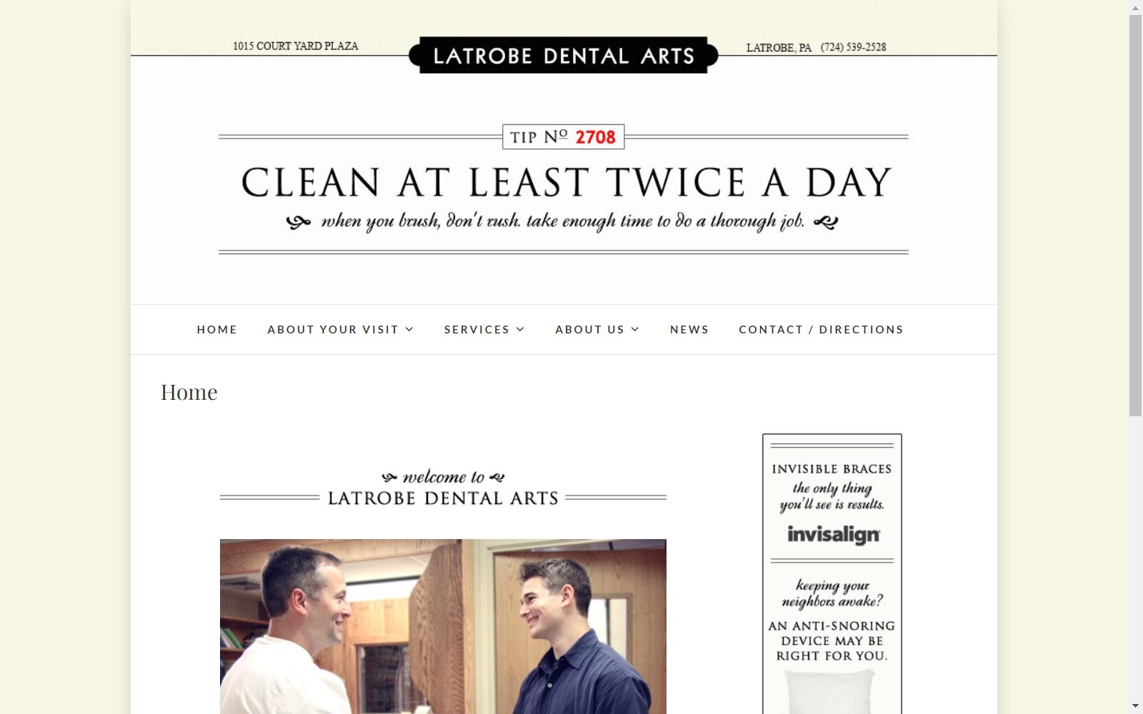 Latrobe Dental Arts screenshot