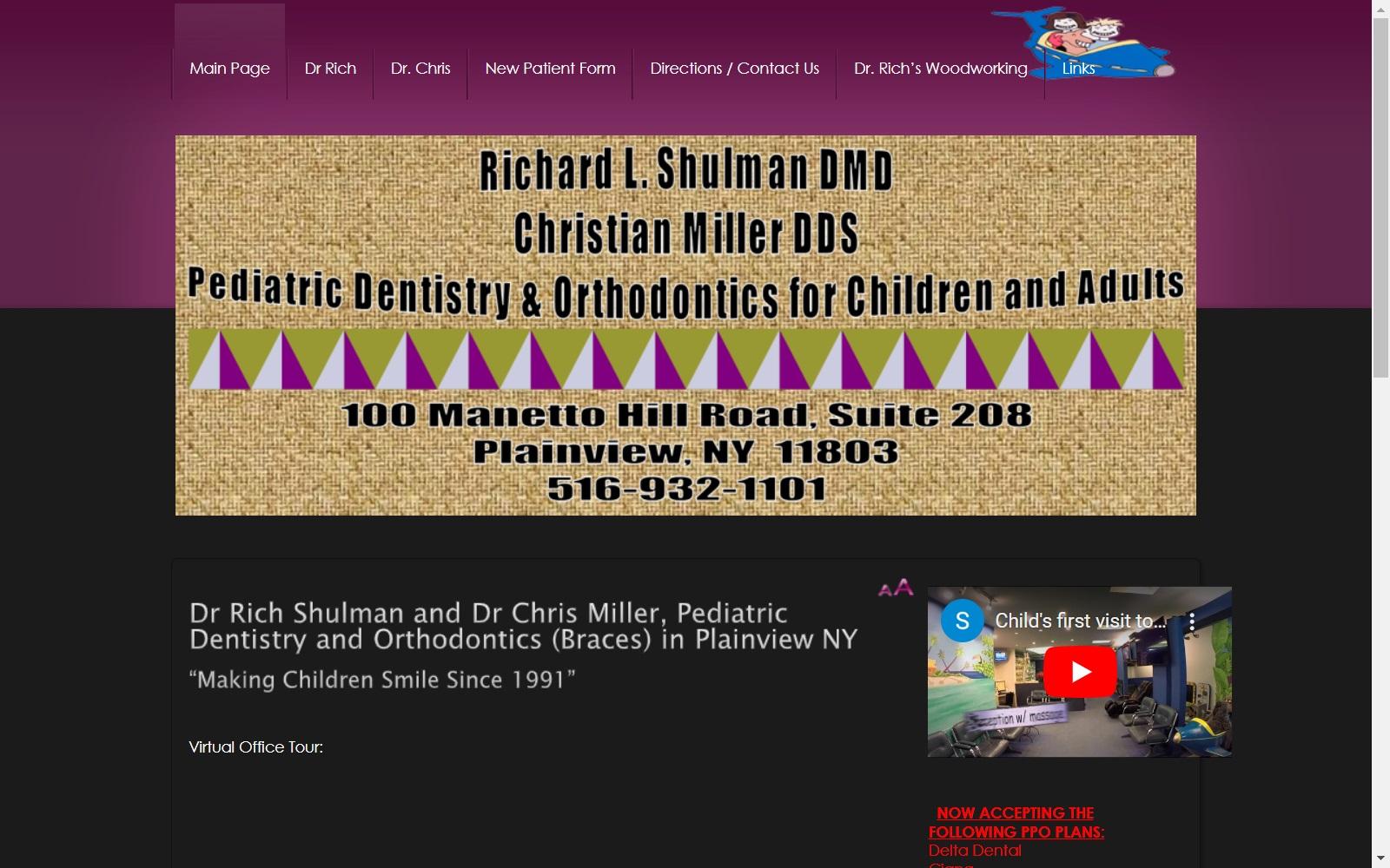Dr. Christian E. Miller, DDS screenshot