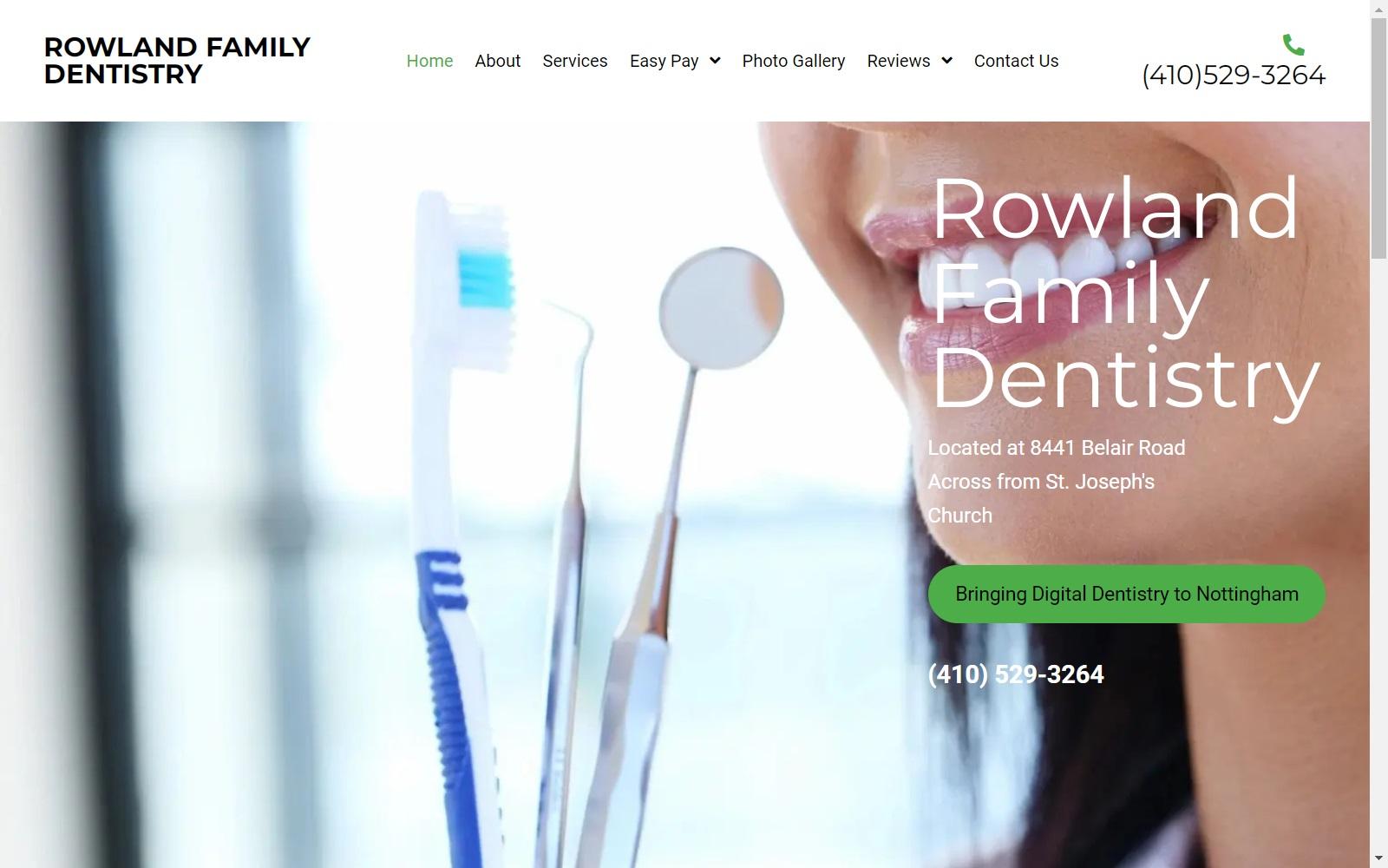 Rowland Family Dentistry screenshot