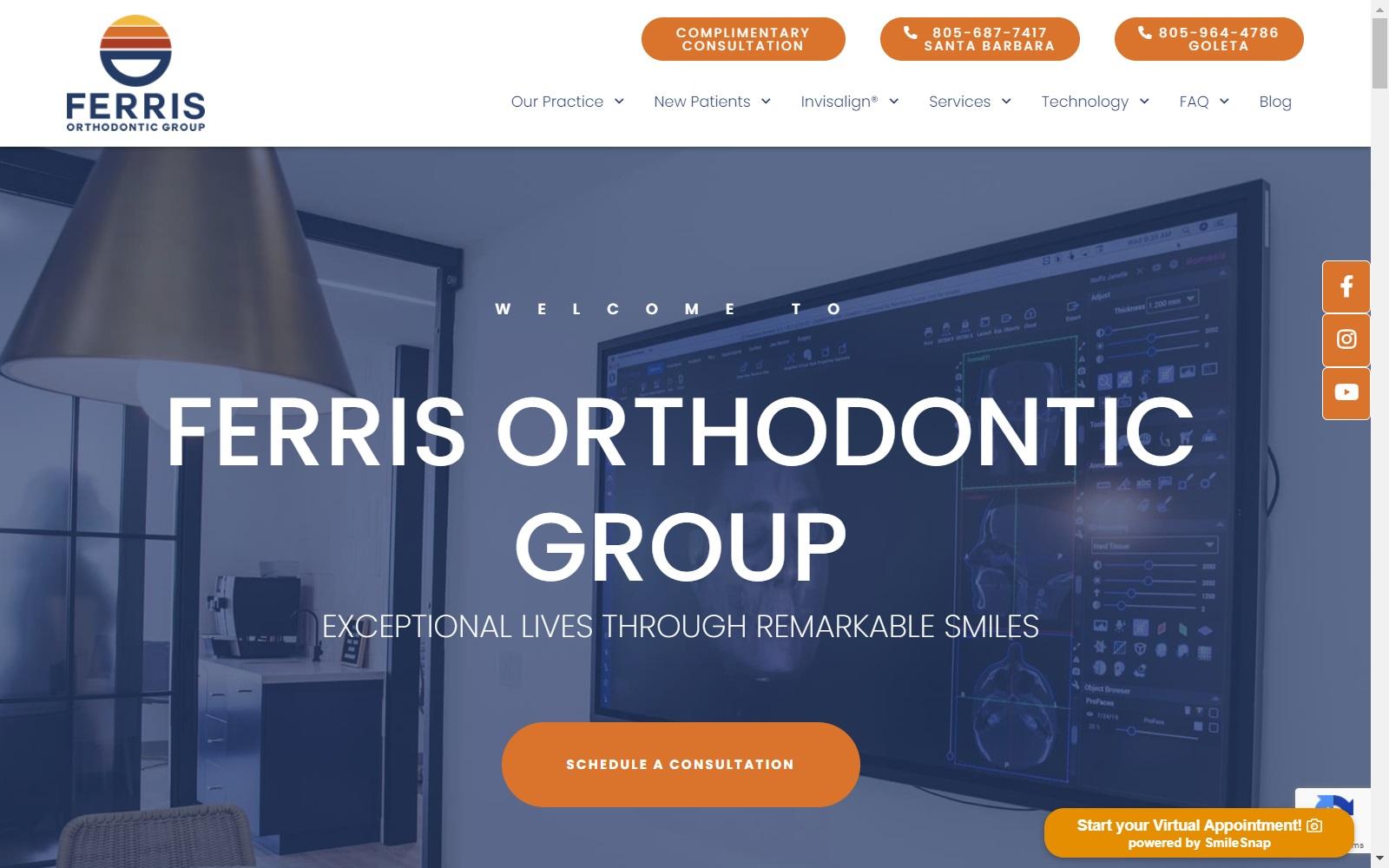 Ferris Orthodontic Group screenshot