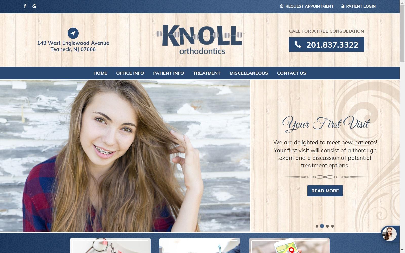 Knoll Orthodontics screenshot