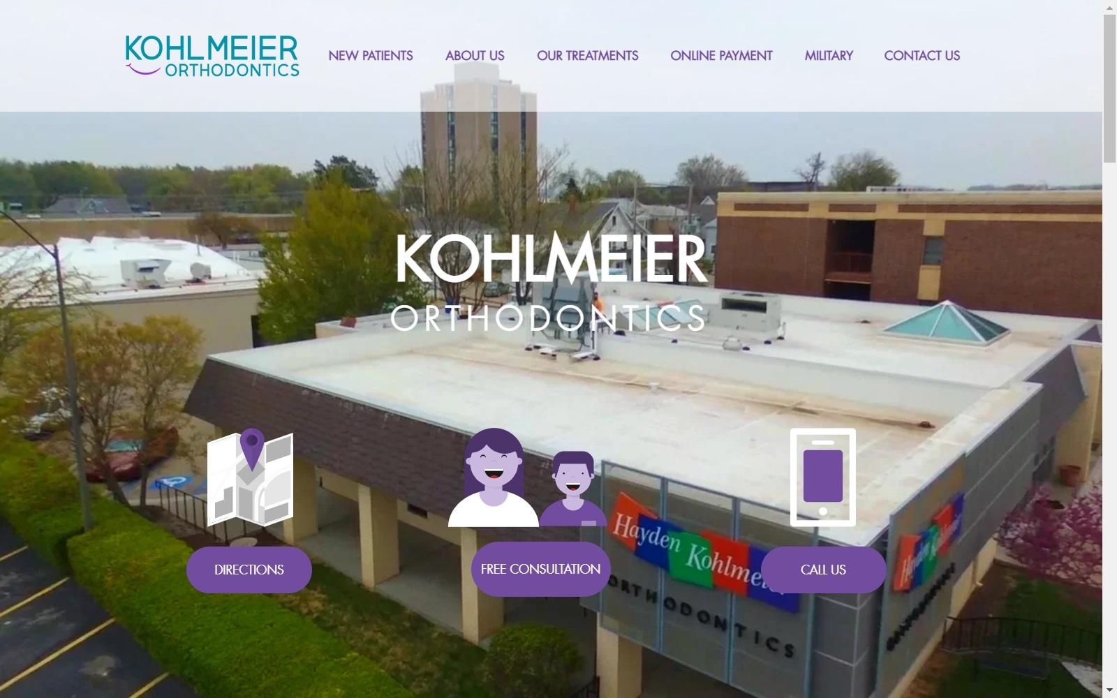 Kohlmeier Orthodontics screenshot