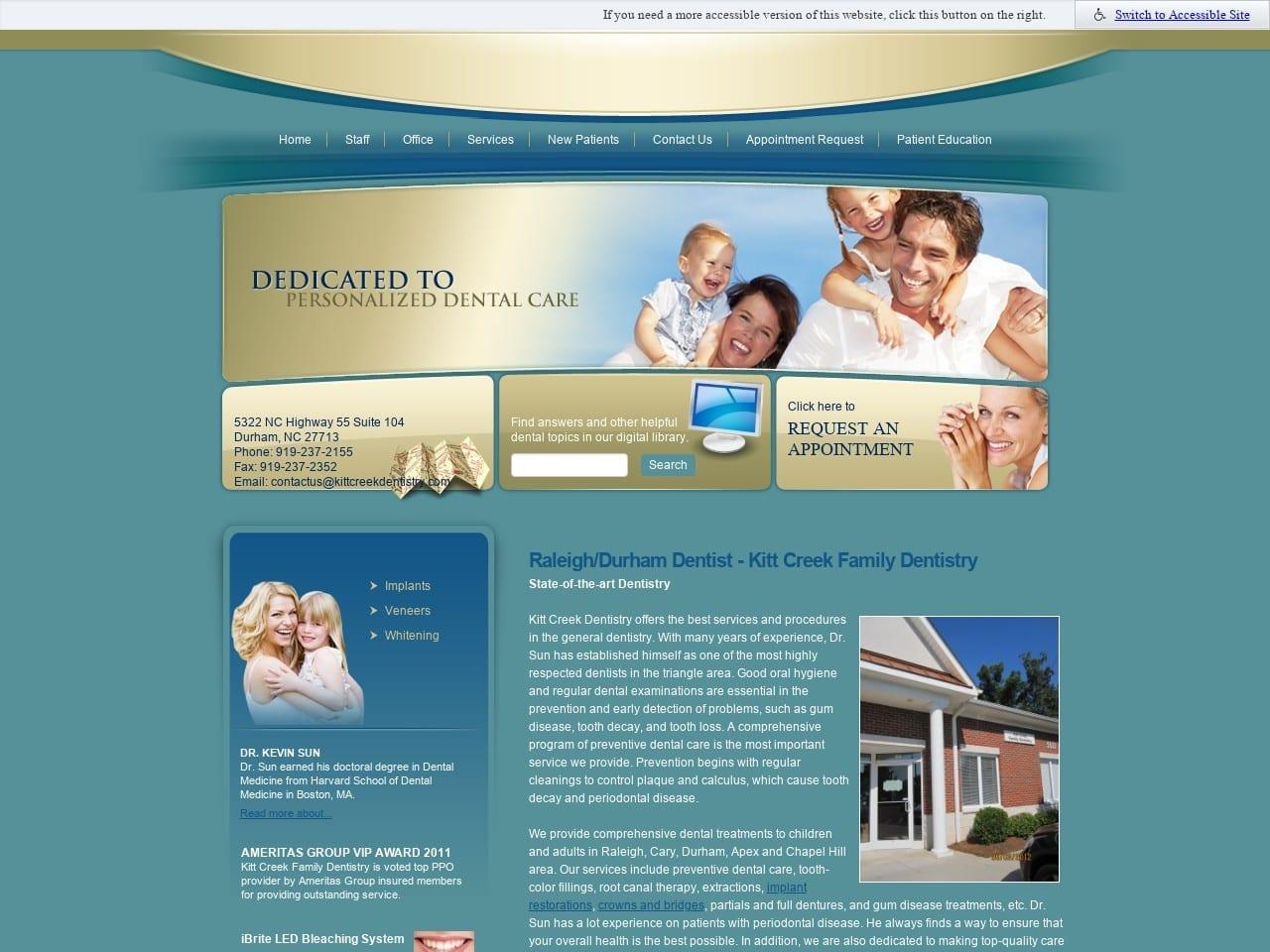 Kitt Creek Family Dentist screenshot