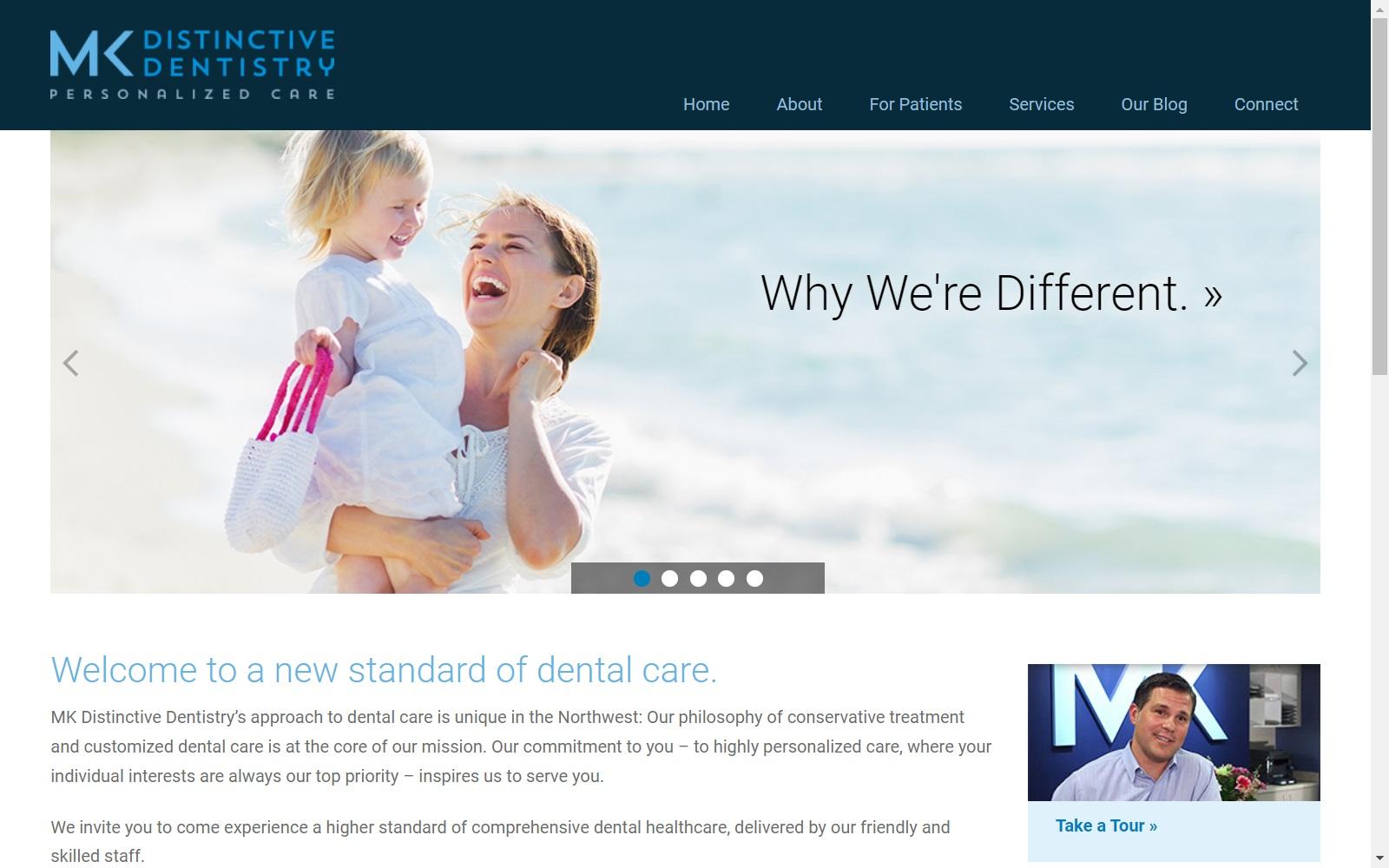 MK Distinctive Dentistry screenshot