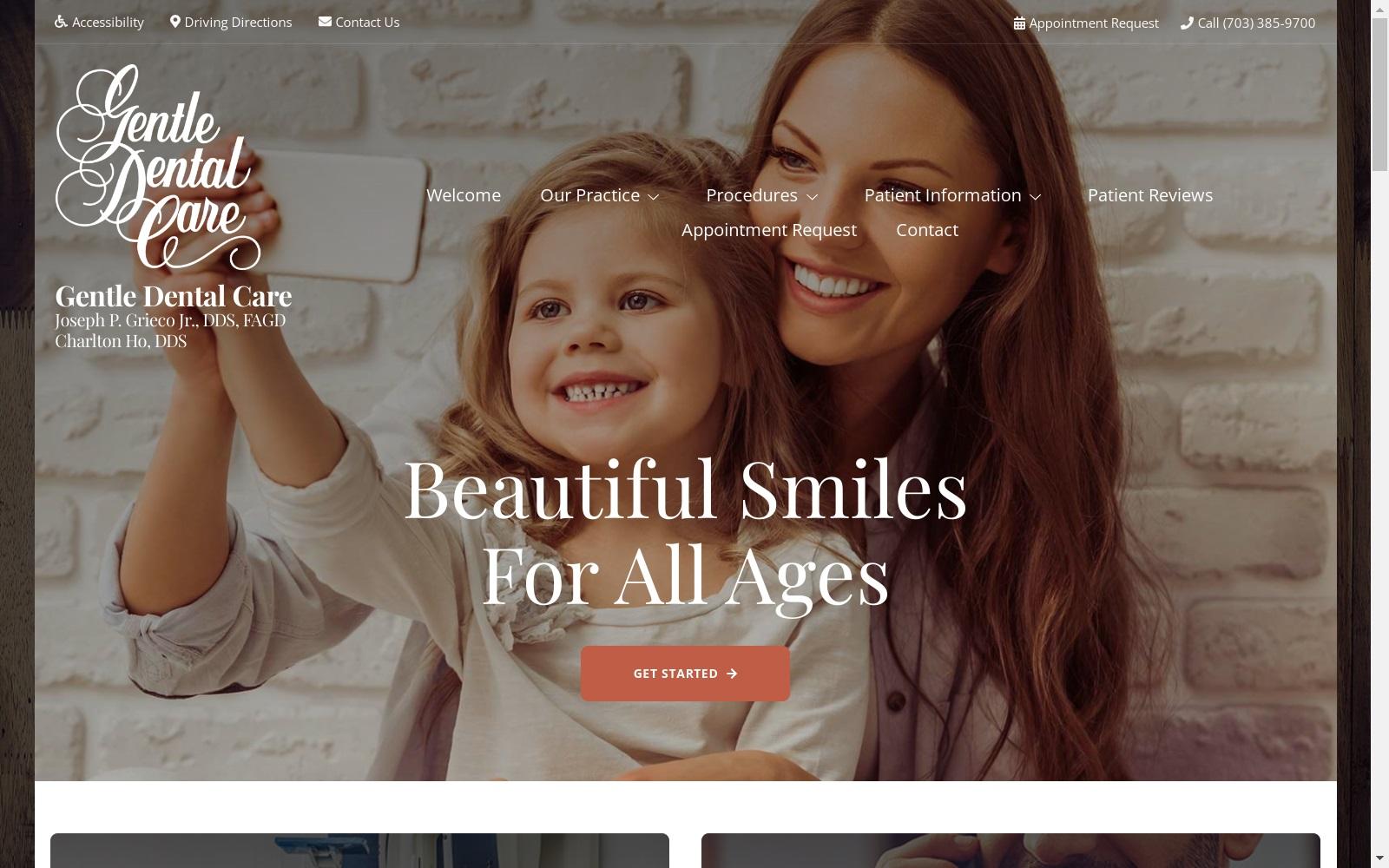 Gentle Dental Care: Dentist Joseph P. Grieco Jr DDS screenshot