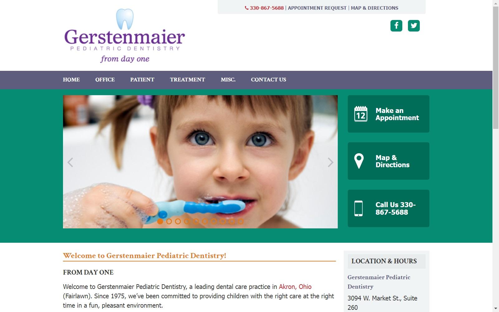 Gerstenmaier Pediatric Dentistry screenshot