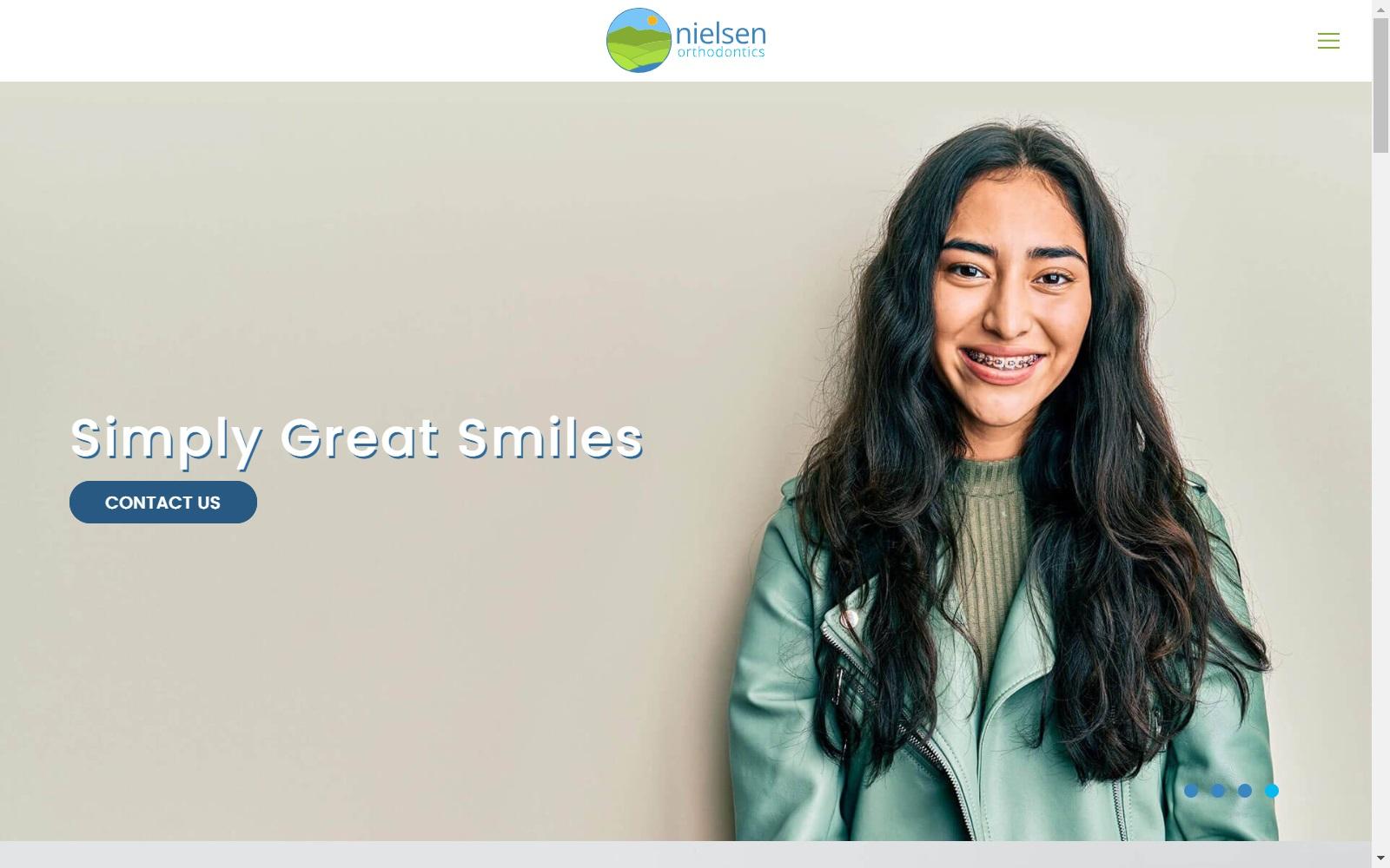 Nielsen Orthodontics screenshot