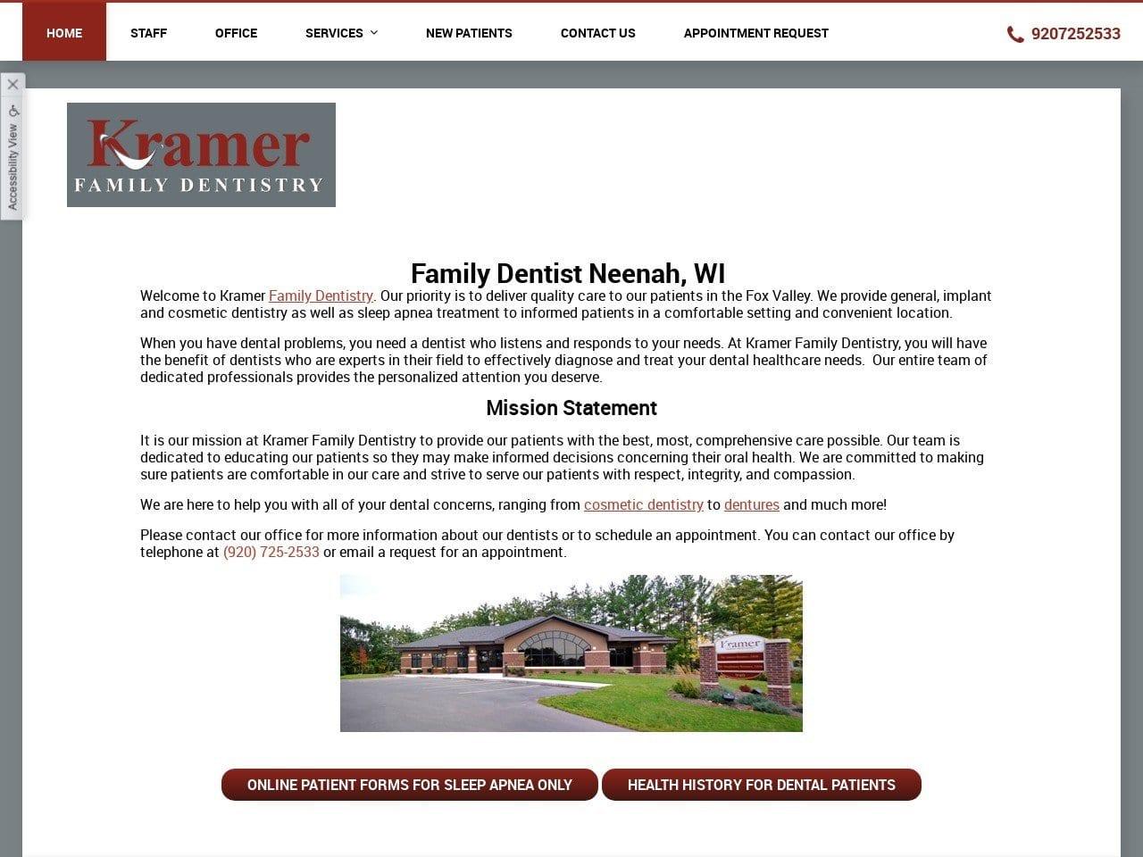 Kramer Family Dentist screenshot