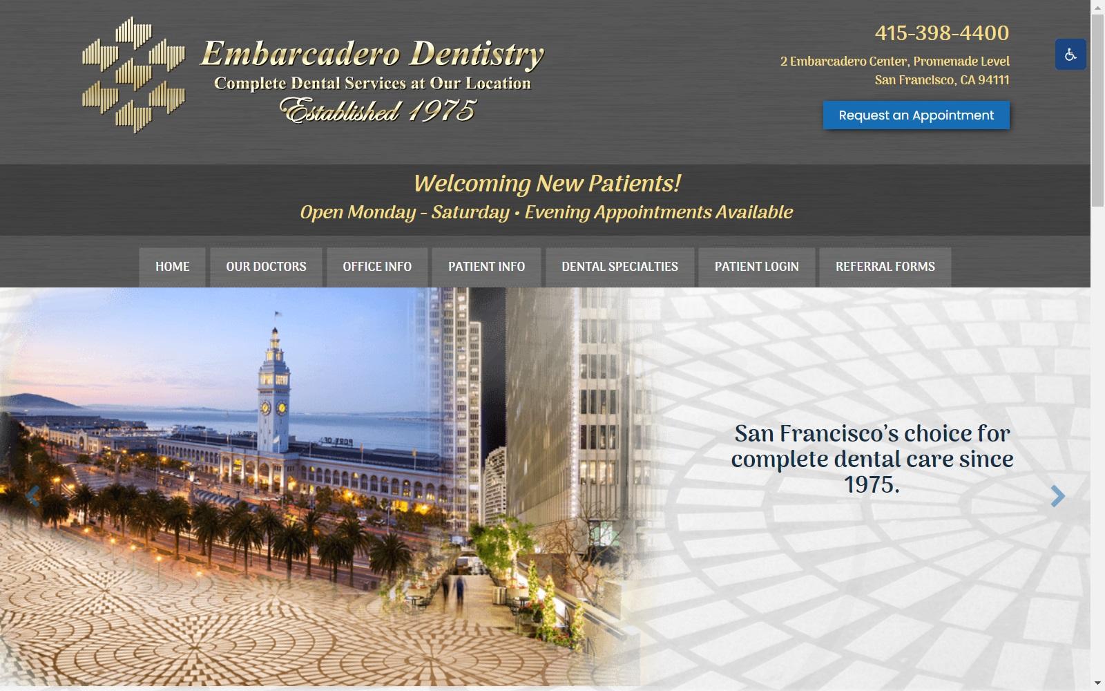 Embarcadero Dentistry screenshot