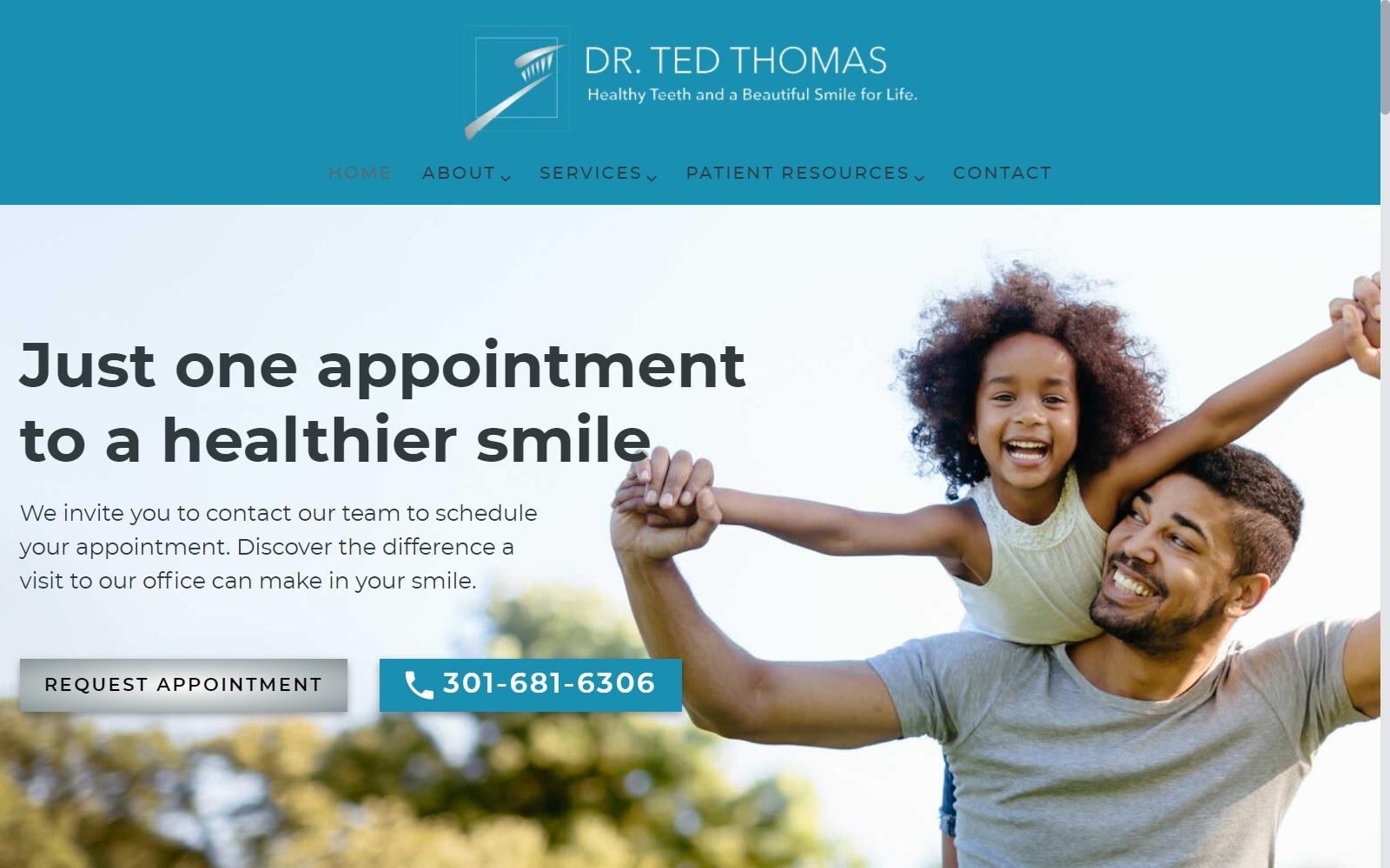 Dr. Ted Thomas White Oak Dental LLC screenshot