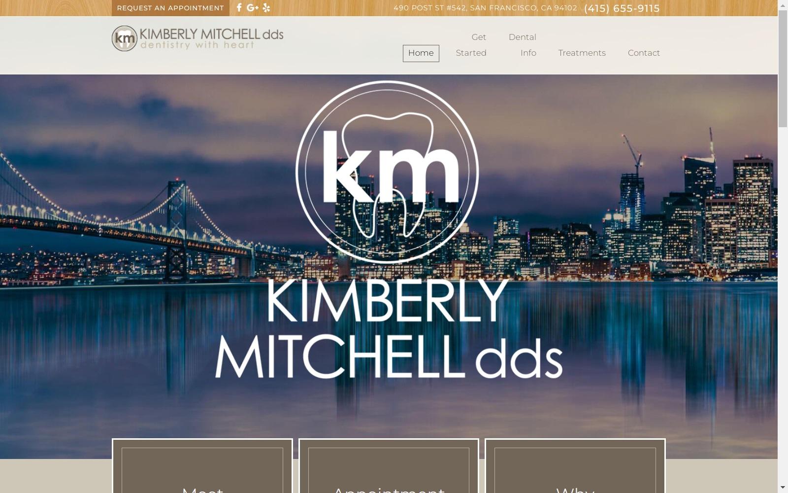 Kimberly Mitchell DDS Inc. screenshot