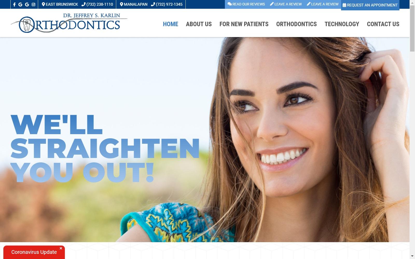 Dr. Jeffrey S. Karlin Orthodontics