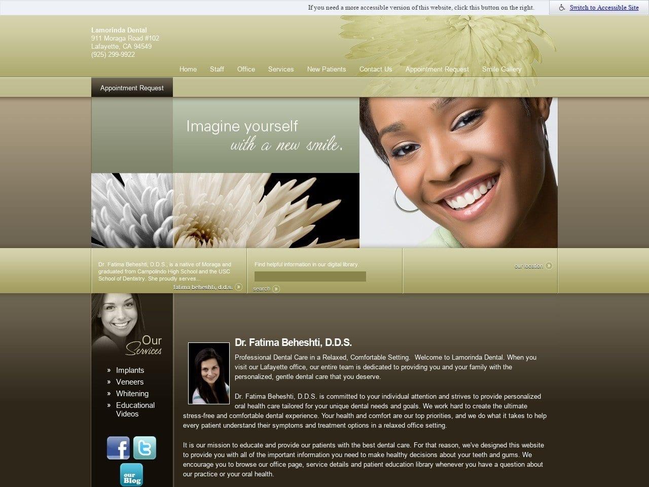 Fatima Beheshti DDS screenshot