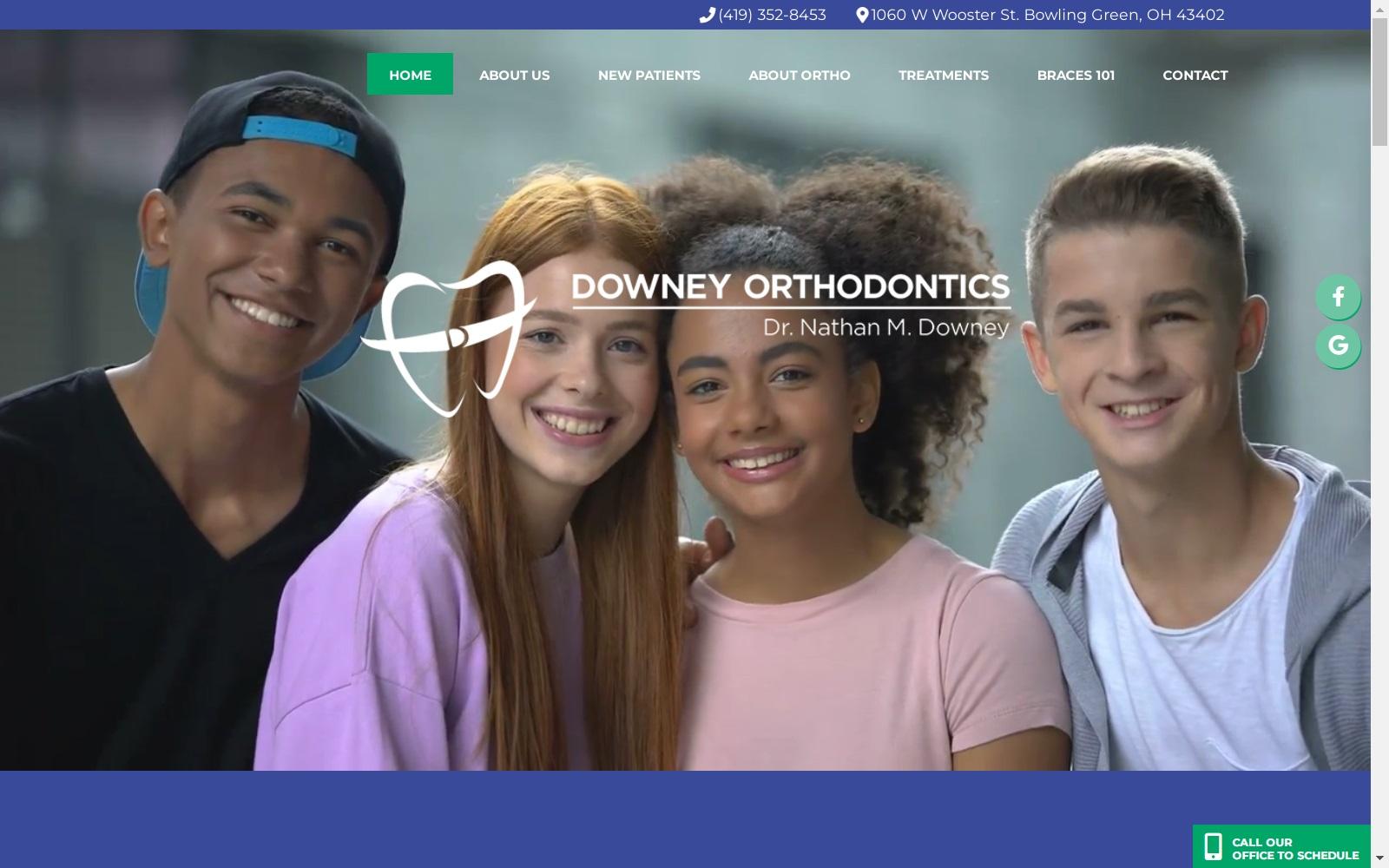 Downey Orthodontics screenshot