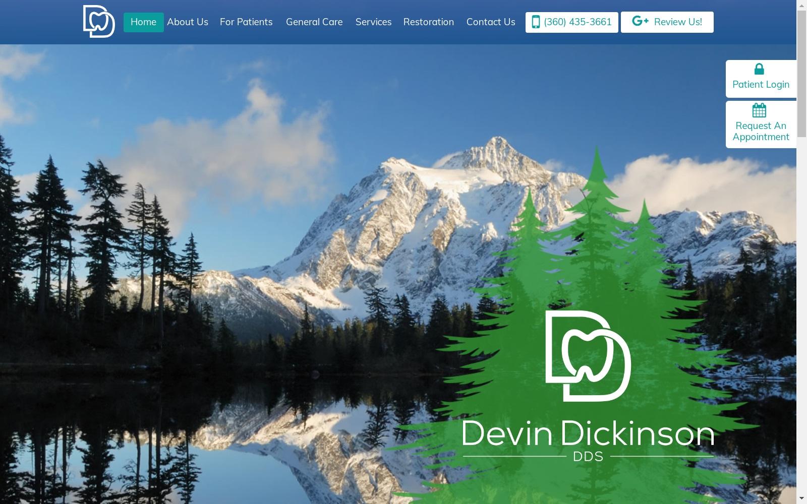 Devin Dickinson DDS screenshot