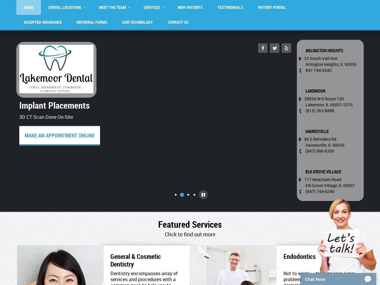 Lakemoor Dental Implants & Orthodontics screenshot
