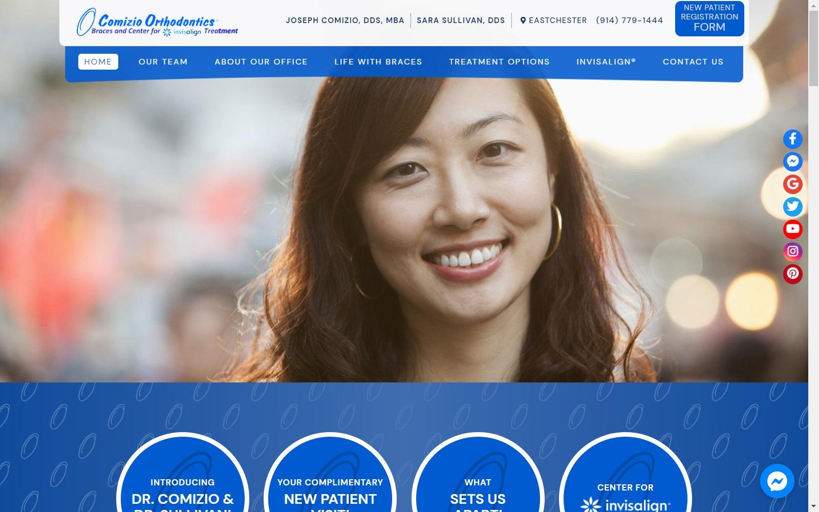 Dr Joseph Comizio Orthodontist screenshot