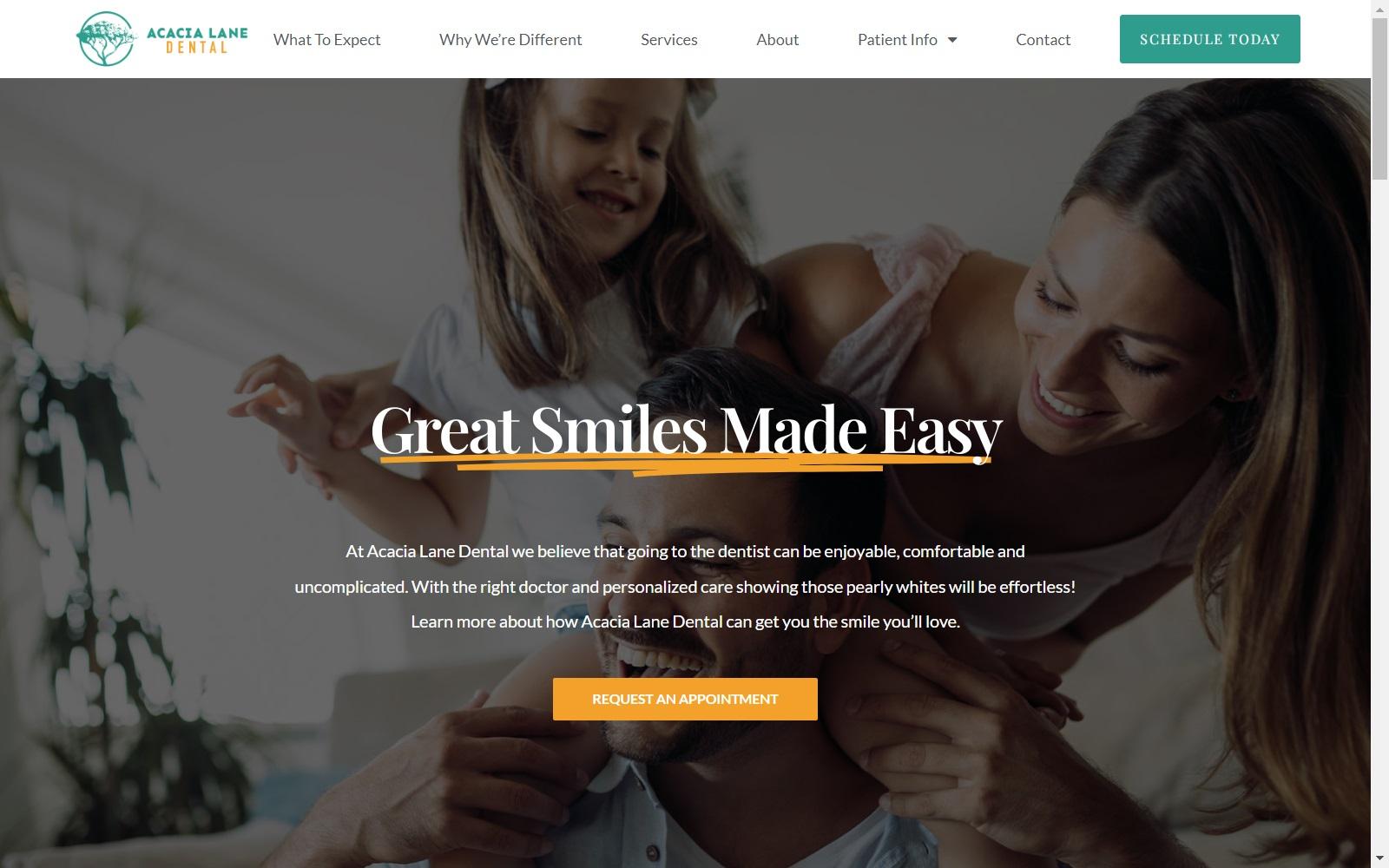 Acacia Lane Dental screenshot