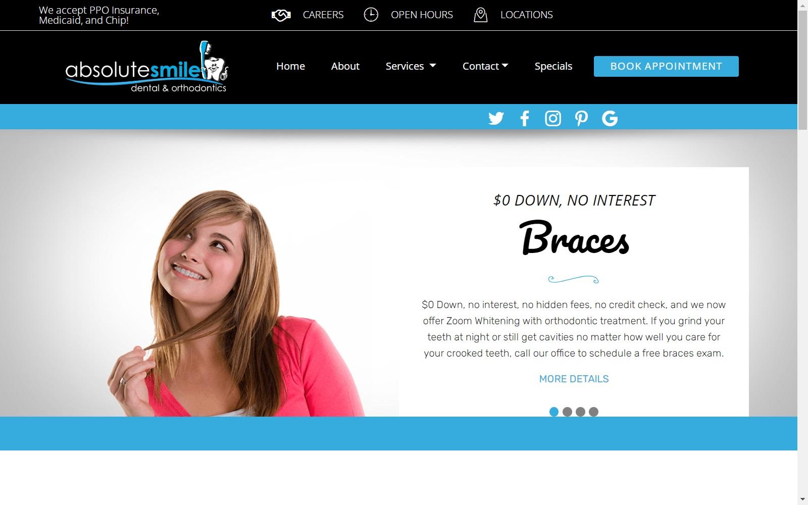 Absolute Smile Dental & Orthodontics screenshot