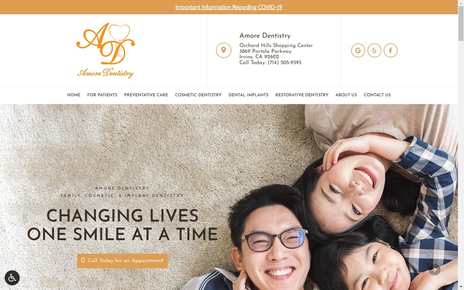 Amore Dentistry screenshot