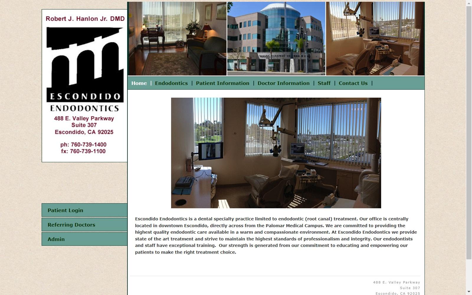 Escondido Endodontics screenshot
